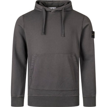STONE ISLAND オーガニックコットンフリースフードスウェットシャツ 151531017 [P]