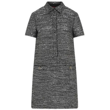 GUCCI Kurzes Streifen-Rame-Kleid 130017748 [P]