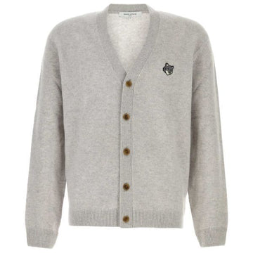 MAISON KITSUNE ラムウールコンフォートカーディガン (PM00502KT1006-H120) 157176555 [P]