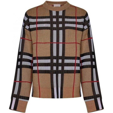 BURBERRY Kariertes Baumwoll-Techno-Pullover (8070354) 149799506 [P]