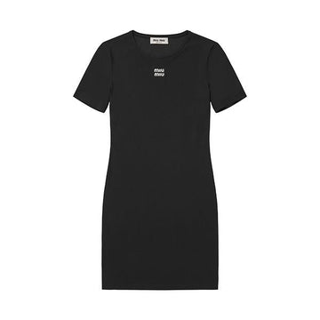 Miu Miu Stretch Jersey Mini Dress 144732974 [P]