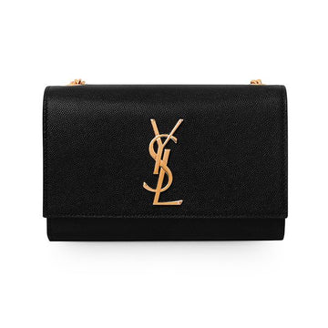 SAINT LAURENT カサンドラ モノグラム ケイト ゴールド スモール チェーン サッチェルバッグ ショルダーバッグ 154656724 [P]