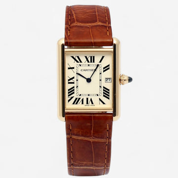 CARTIER Tank Louis Gold Medium Uhr W1529756 Quarz für Herren, Unisex 158631415 [P]