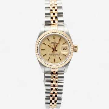 Rolex Vintage Datejust 26 Linen Simple Index Women's Watch 1993 158631423 [P]