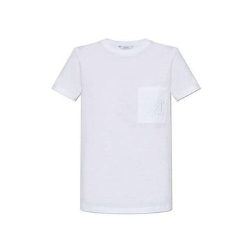 MAXMARA PAPAIA Tシャツ ホワイト 2521946041600 112 001 140621153 [P]