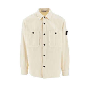 STONE ISLAND Komfort Fit Overshirt aus Bio-Baumwolle mit Cordstruktur in Beige V0093 148193955 [P]