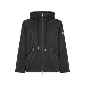 Moncler Hooded Zip-Up Jacket Black 152544065 [P]