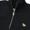 Maison Kitsune Baby Fox Half-Zip Sweatshirt Medium Black PW00308KM0341 P199 154223178 [P]