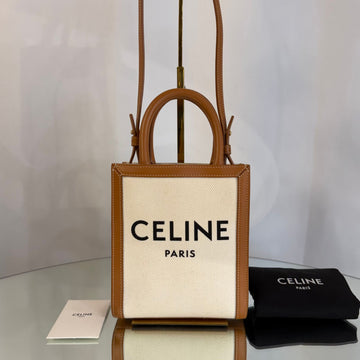 CELINE Vertikaler Cabas Mini Schultertasche 158631624 [P]
