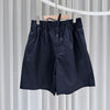 HERMES Baumwoll-Bande-Shorts Navy (40) 158631678 [P]