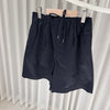 HERMES Baumwoll-Bande-Shorts Navy (40) 158631678 [P]