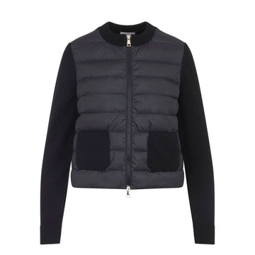 Moncler 26FW Padding Wool Zip-Up Cardigan Black 9B00036 M1131 999 157741746 [P]
