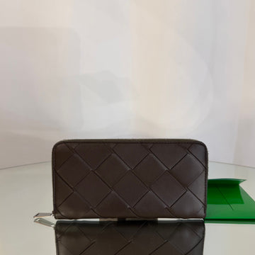 Bottega Veneta Intrecciato Zipper Long Wallet 158631692 [P]
