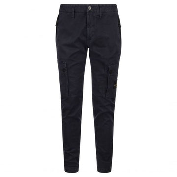 STONE ISLAND 303WA OLD Treatment Brushed Cotton Canvas Cargo Pants_Slim Fit (8015303WA A0120) 103048978 [P]