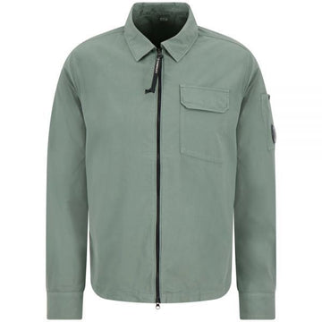 CP Company Organic Gabardine Zipped Lens Overshirt 157216708 [P]
