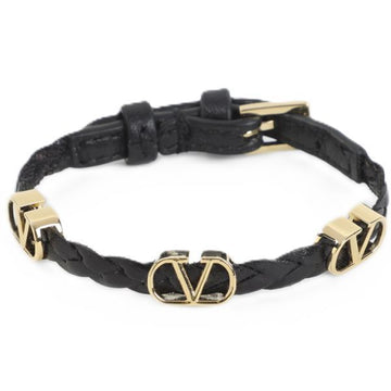 Valentino V Logo Signature Calfskin Bracelet 157212005 [P]