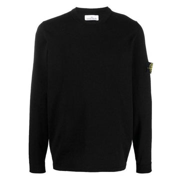Stone Island Raw Hand Cotton Crewneck Knit Regular Fit 75902199 [P]