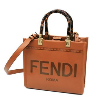 FENDI サンシャイン スモール レザー ショッパー バッグ 148452425 [P]