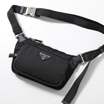 PRADA 26SS Schultertasche aus Nylon und Saffiano-Leder 149148437 [P]