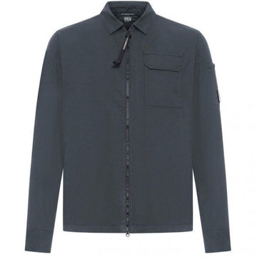 CP COMPANY 26SS Organic Gabardine Zipped Lens Overshirt 157216679 [P]