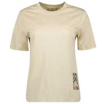 Burberry Check Label Cotton T-Shirt 157204928 [P]