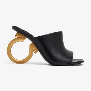 SALVATORE FERRAGAMO エリナ ガンチーニ サンダルヒール 75935050 [P]