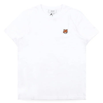 MAISON KITSUNE Damen Fox Kopf Patch T-Shirt (Weiß) PW00113KJ7026 P100 153692777 [P]