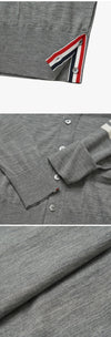 THOM BROWNE 4本ストライプVネックカーディガン 144595934 [P]