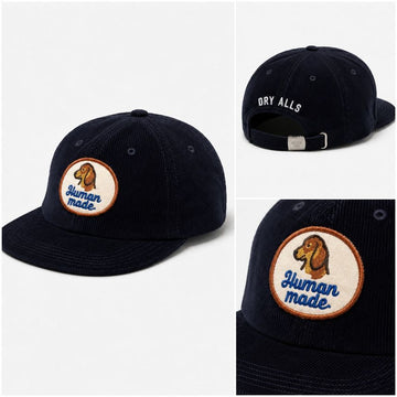 HUMAN MADE 6-Panel Corduroy Cap Navy HM26GD011 158635376 [P]