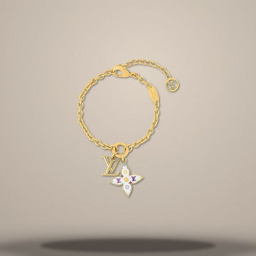 LOUIS VUITTON Monogram-Multicolor-Armband in Gold Z3109E 158635439 [P]