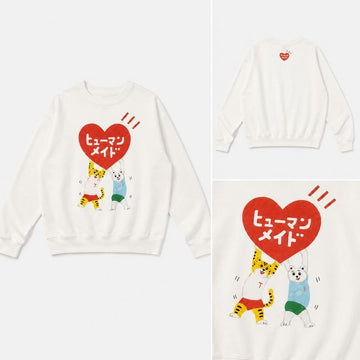 HUMAN MADE Keiko Soatome Sweatshirt #2 Weiß XX27CS010 158639259 [P]