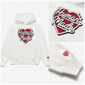HUMAN MADE Oversize Hoodie Weiß HM28CS046 158639268 [P]