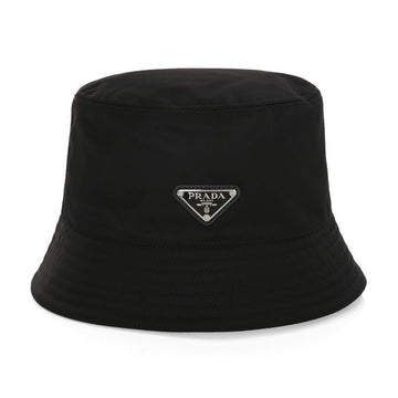 PRADA Metalllogo Rinalynon Bucket Hat schwarz 151331621 [P]