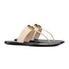 GUCCI Doppelte G Leder Flachsandalen Weiß 497444 A3N00 9022 154430096 [P]