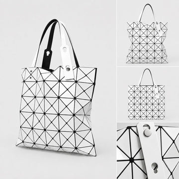 ISSEY MIYAKE Lucent Tote Bag White 6X6 AG053-01 158639438 [P]