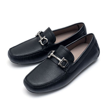 SALVATORE FERRAGAMO Driving Shoes PARIGI-NEW NERO 755610 62851888 [P]