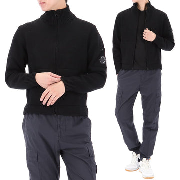 CP Company Cotton Zip-Up Cardigan with Lens Patch 20CMKN092A 999 158641677 [P]