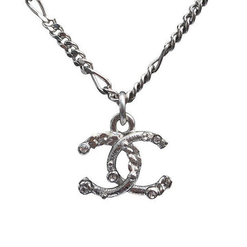 CHANEL Beaded Chain Logo Charm Necklace 158641897 [P]