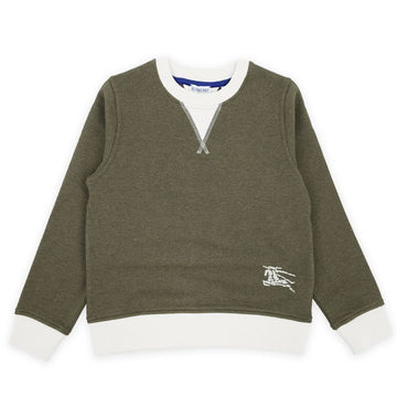 BURBERRY キッズ EKD モチーフ スウェットシャツ (カーキ) 8078312 69448505 [P]