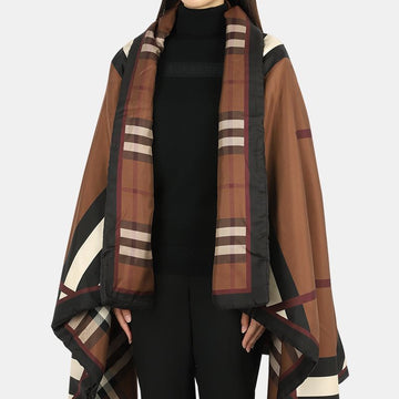 Burberry 22 F/W Women's Stripe Check Shawl Scarf (Brown) 8057424 54640612 [P]