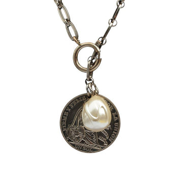 Weekend MaxMara Big Coin Necklace 158643053 [P]