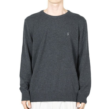 Polo Ralph Lauren Men's Pony Embroidered Logo Wool Knit (Gray) 710876714 008 129348866 [P]
