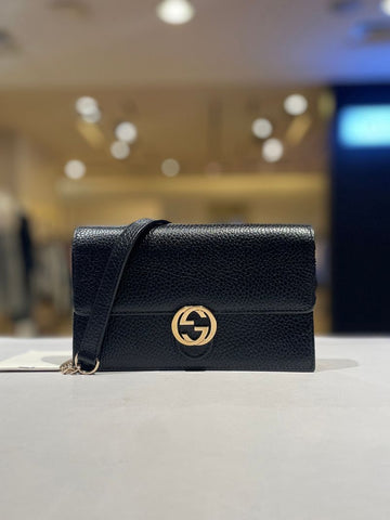 Gucci Interlocking Mini Chain Crossbody Bag 615523 158643088 [P]
