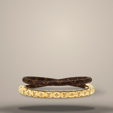 LOUIS VUITTON Nanogram Twist Armband 17 cm 158643110 [P]
