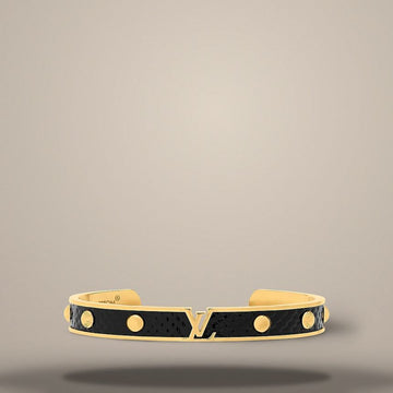 Louis Vuitton Initials Bracelet Black M1862 158643116 [P]