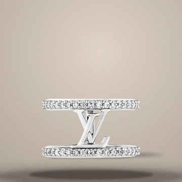 Louis Vuitton Iconic Ring Size M: ~ 52, 53, 54 European Size M1187 158643188 [P]