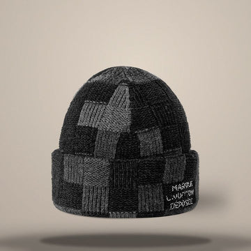 Louis Vuitton Crush Damoflage Beanie Black Damoflage M5029A 158643236 [P]