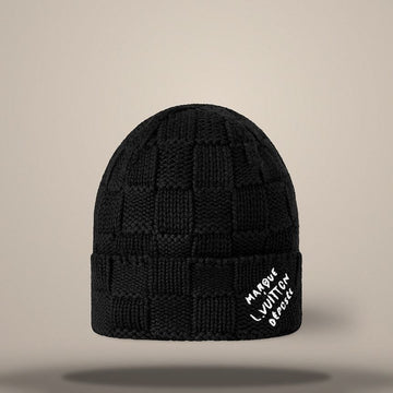 Louis Vuitton Damier Snug Beanie Black M92739 158643239 [P]