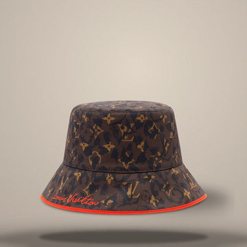 LOUIS VUITTON Safari Bucket Hat Schwarz M5388 158643290 [P]