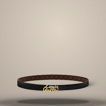LOUIS VUITTON 20mmベルト ブラック / モノグラム 158643313 [P]